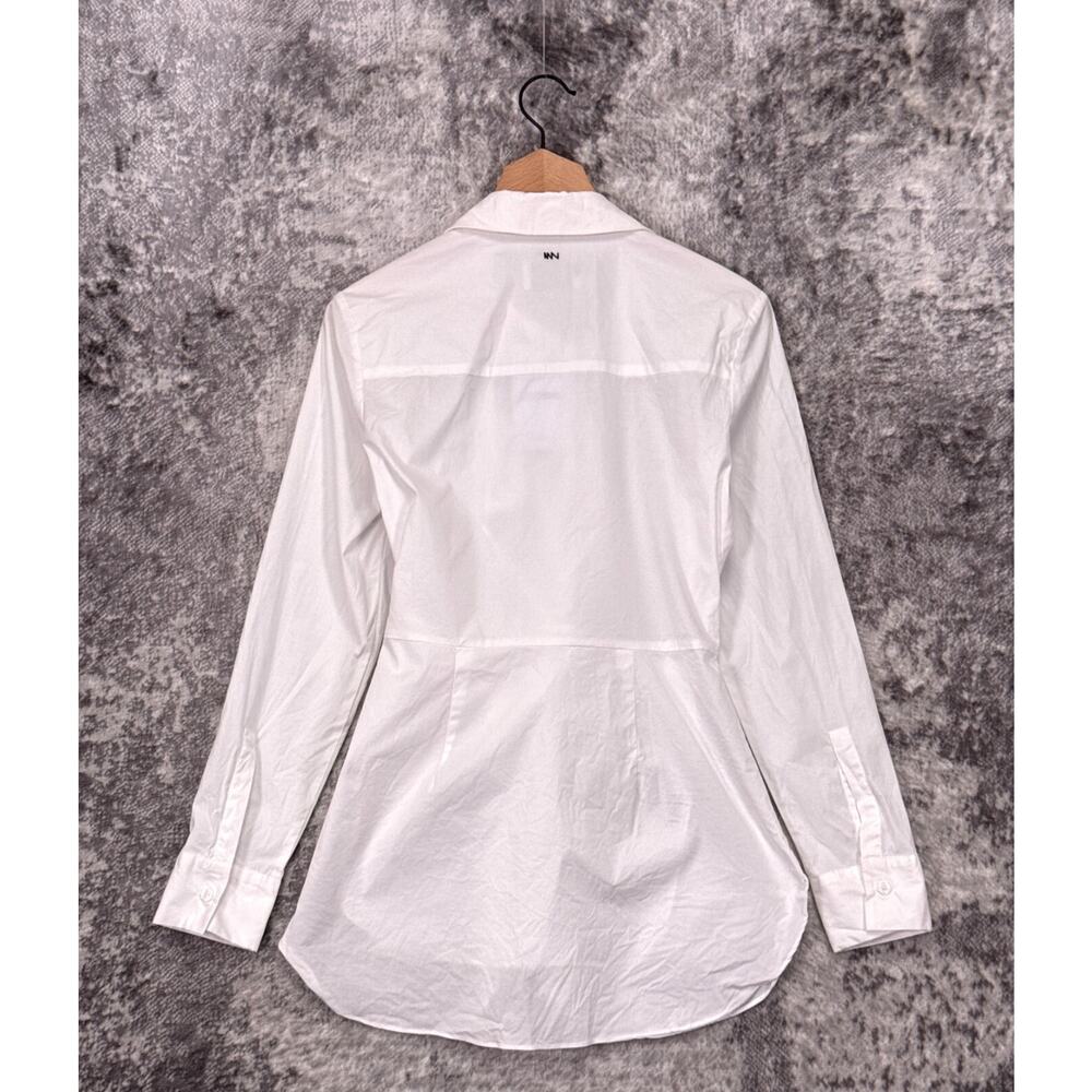 Timeless & Classy White Wrap Blouse - Picture 3 of 8